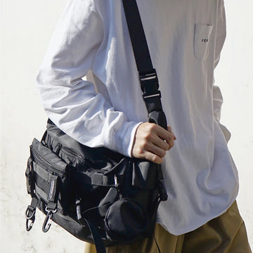 Qfdian Japanese Crossbody Bags Men High-capacity Cargo Preppy Shoulder Handbags Women Casual College Students Laptop Messenger  Y2k